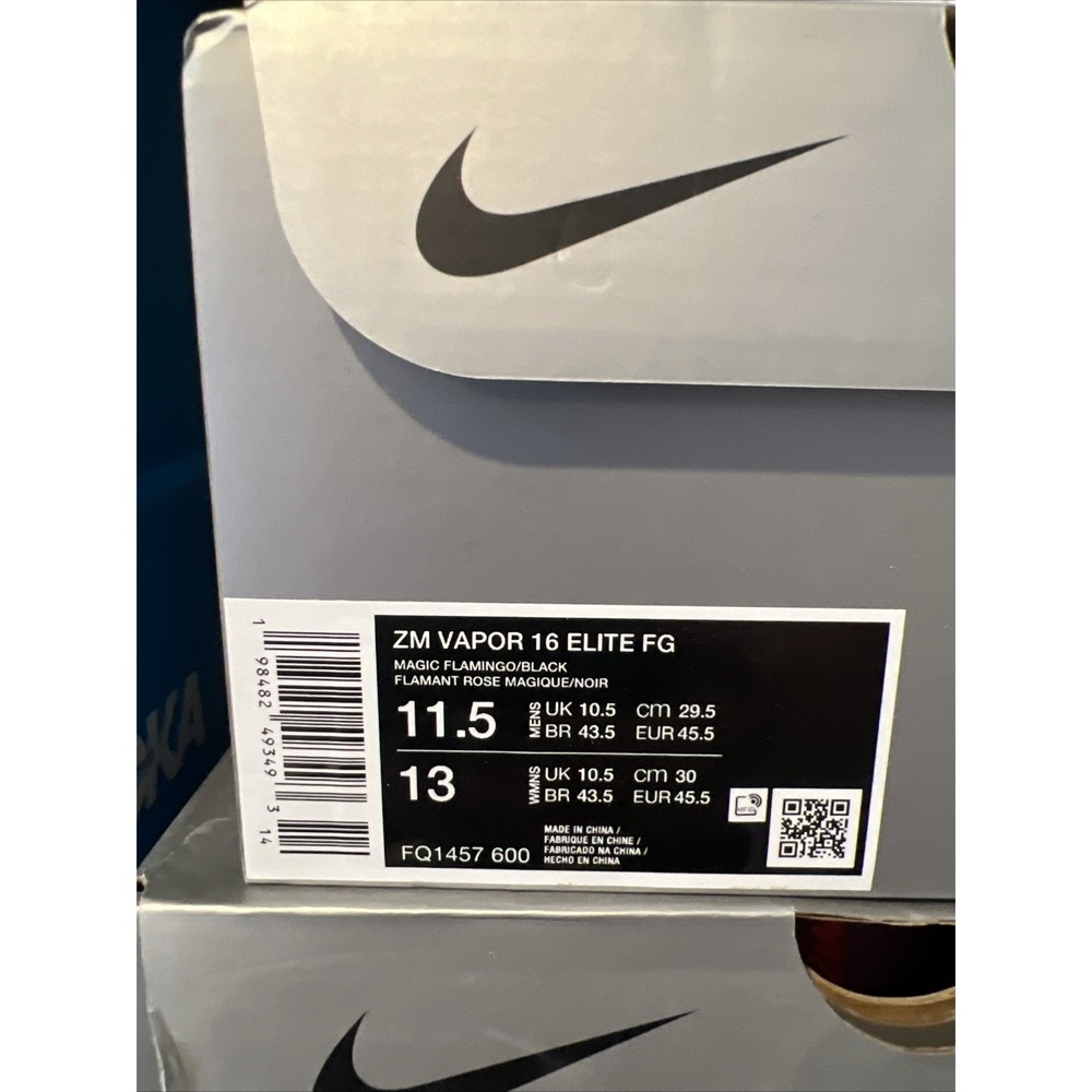 Nike Zoom Mercurial Vapor 16 Elite FG Mens 11.5 Pink Scary Good Pack FQ1457-600 - Picture 9 of 9